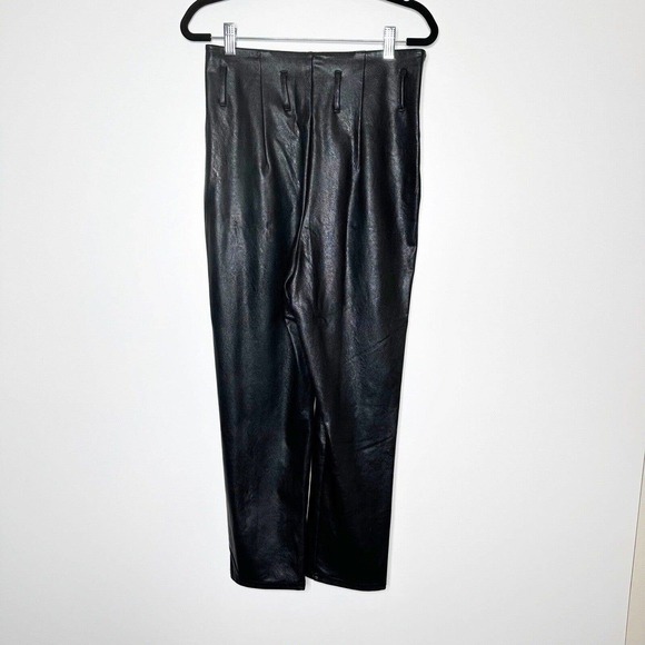 Commando Faux Leather Paper Bag Pants No Belt Women's Black Size XS EUC - Picture 4 of 6